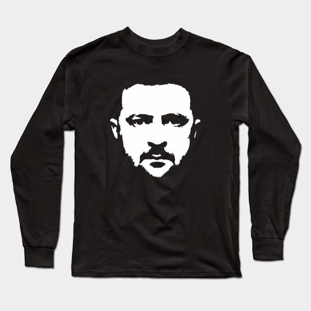 Zelensky - Ukrainian Freedom Portrait Long Sleeve T-Shirt by arnoudfaber